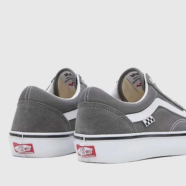 Vans Skate Old Skool Pewter - White-Black Sheep Skate Shop