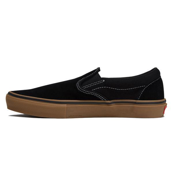 Vans Skate Slip On Black - Gum - White-Black Sheep Skate Shop