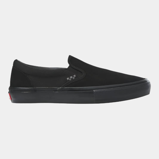 Vans Skate Slip-On Black Suede - Black-Black Sheep Skate Shop