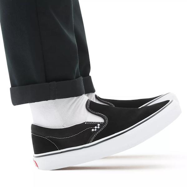 Vans Skate Slip On Black - White-Black Sheep Skate Shop