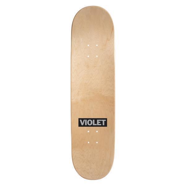 Violet Skateboards Lollipop Yellow Deck 8.5"-Black Sheep Skate Shop