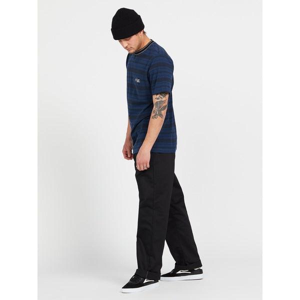 Volcom Stone Frickin Skate Chino Pant Black-Black Sheep Skate Shop