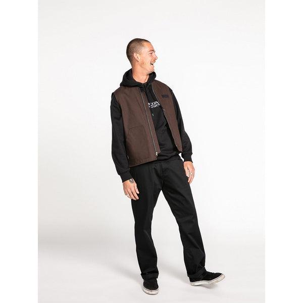 Volcom Stone Frickin Skate Chino Pant Black-Black Sheep Skate Shop