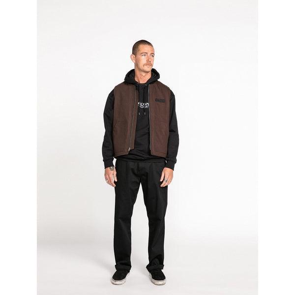 Volcom Stone Frickin Skate Chino Pant Black-Black Sheep Skate Shop