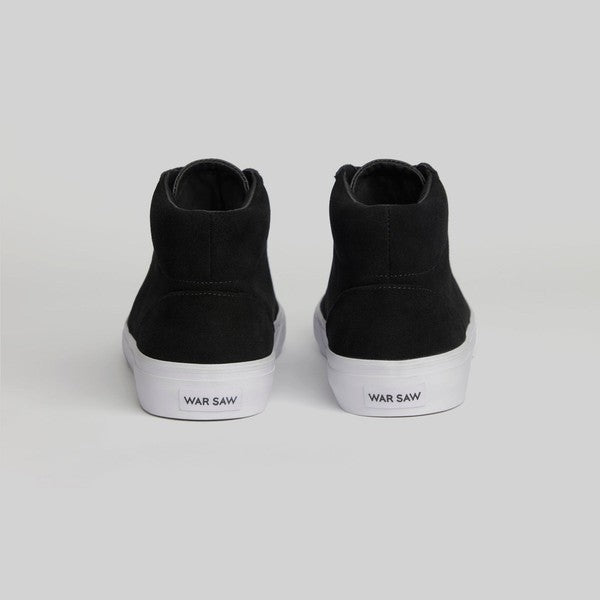 WARSAW LTD Chapter Mid Premium Suede Black - White-Black Sheep Skate Shop