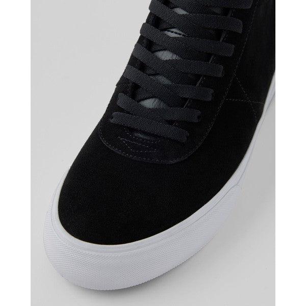 WARSAW LTD Chapter Mid Premium Suede Black - White-Black Sheep Skate Shop