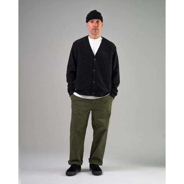 WARSAW LTD MONOGRAM CARDIGAN-Black Sheep Skate Shop