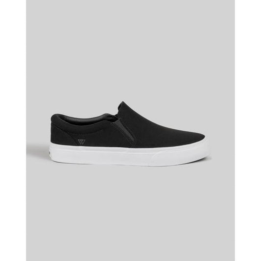 WARSAW LTD STRANGER SLIP-ON | BLACK / WHITE SYNTHETIC-Black Sheep Skate Shop