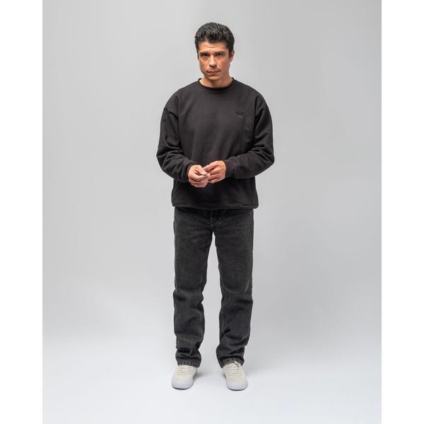 WARSAW LTD UNITY CREW - BLACK-Black Sheep Skate Shop