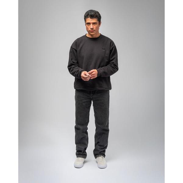 WARSAW LTD UNITY CREW - BLACK-Black Sheep Skate Shop