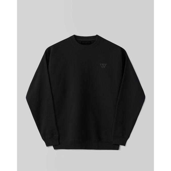 WARSAW LTD UNITY CREW - BLACK-Black Sheep Skate Shop