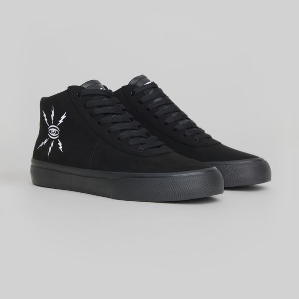 WARSAW LTD x Ed Templeton Chapter Mid Synthetic Suede Black - Black-Black Sheep Skate Shop