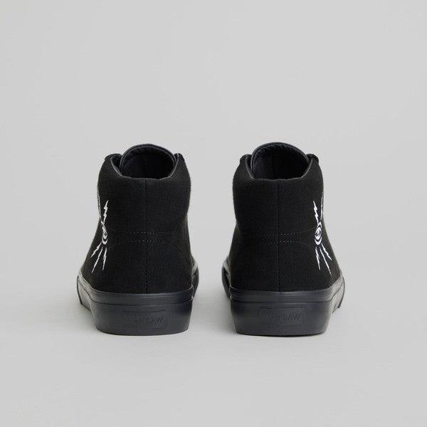 WARSAW LTD x Ed Templeton Chapter Mid Synthetic Suede Black - Black-Black Sheep Skate Shop