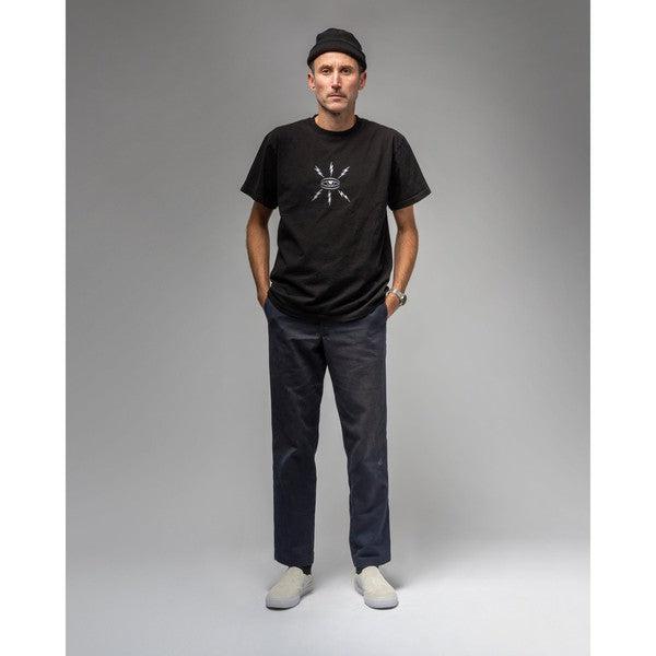 WARSAW LTD x Ed Templeton Cognition T-Shirt Black - White-Black Sheep Skate Shop