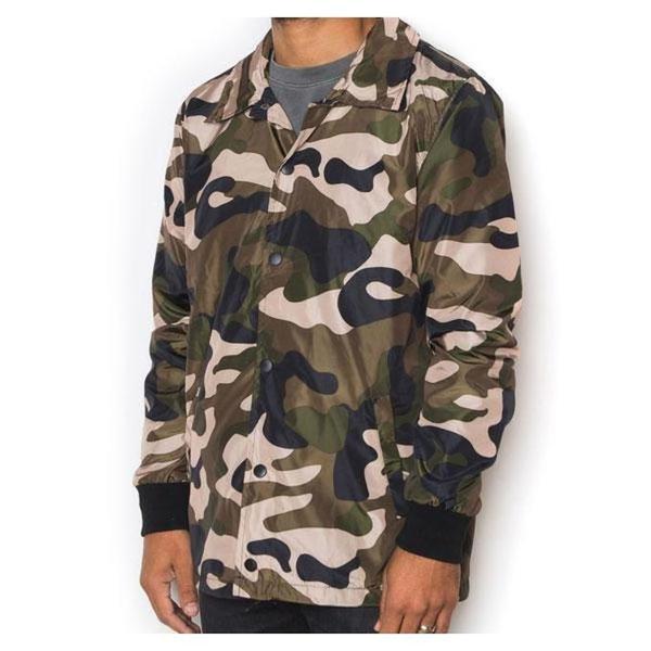 WEIV Olive Camo Coach's Jacket-Black Sheep Skate Shop