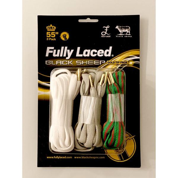 LitLaces - Premium Sheep Skin Synthetic Leather Shoe Laces for Boots &  Sneakers - Gold Aglet