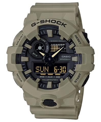 Casio G-Shock Analog-Digital Watch GA700UC-5A Tan