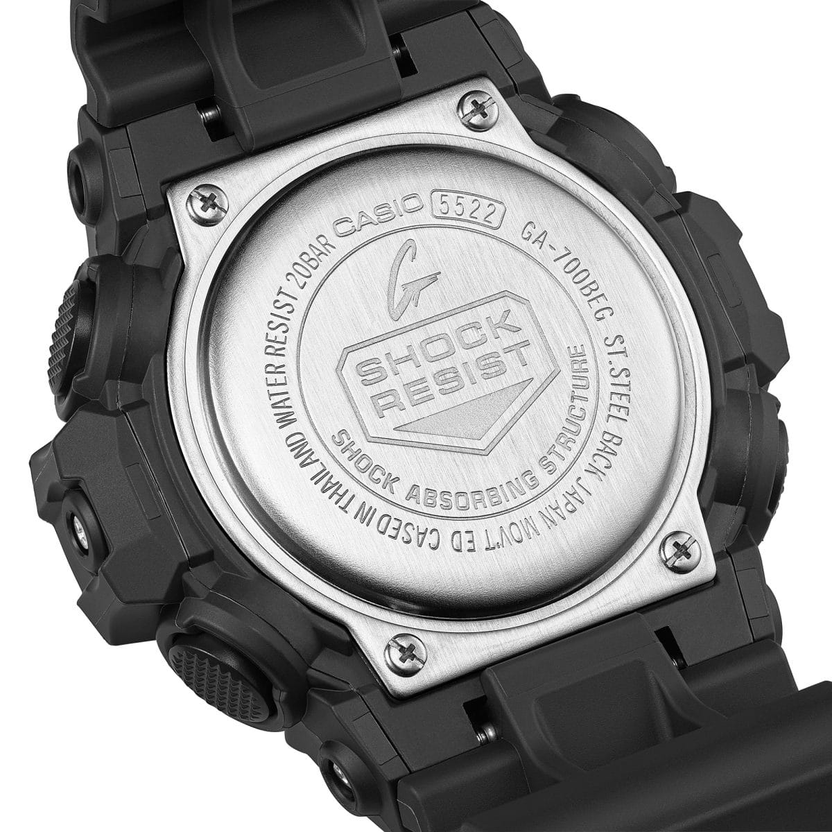 Casio G-Shock Analog-Digital Watch GA700BEG-1A Black - Green