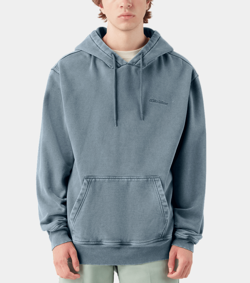 Dickies Newington Garment Wash Hoody Stormy Weather