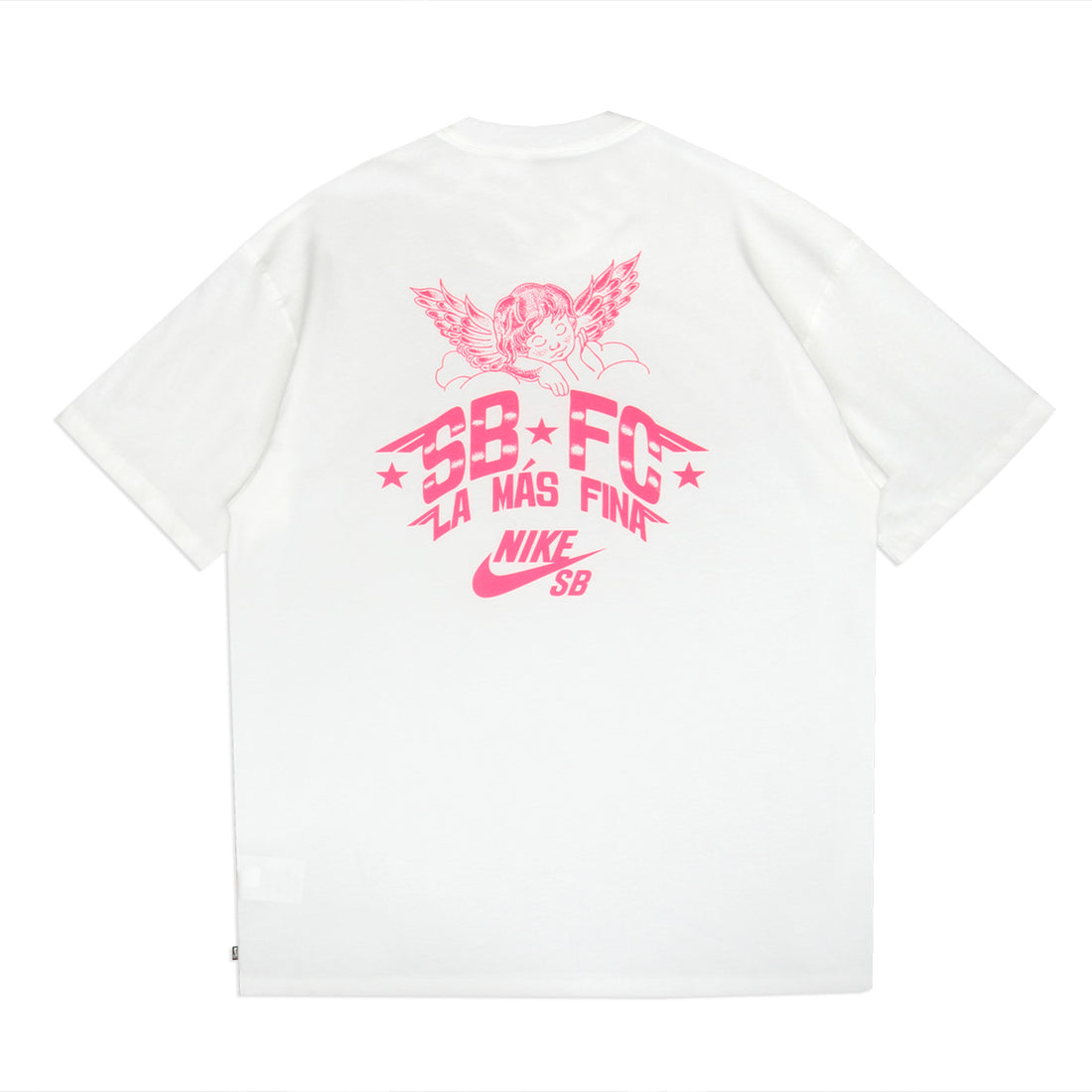 Nike SB "Club 58" FC Pack Short Sleeve Skate T-Shirt White - Hyper Pink