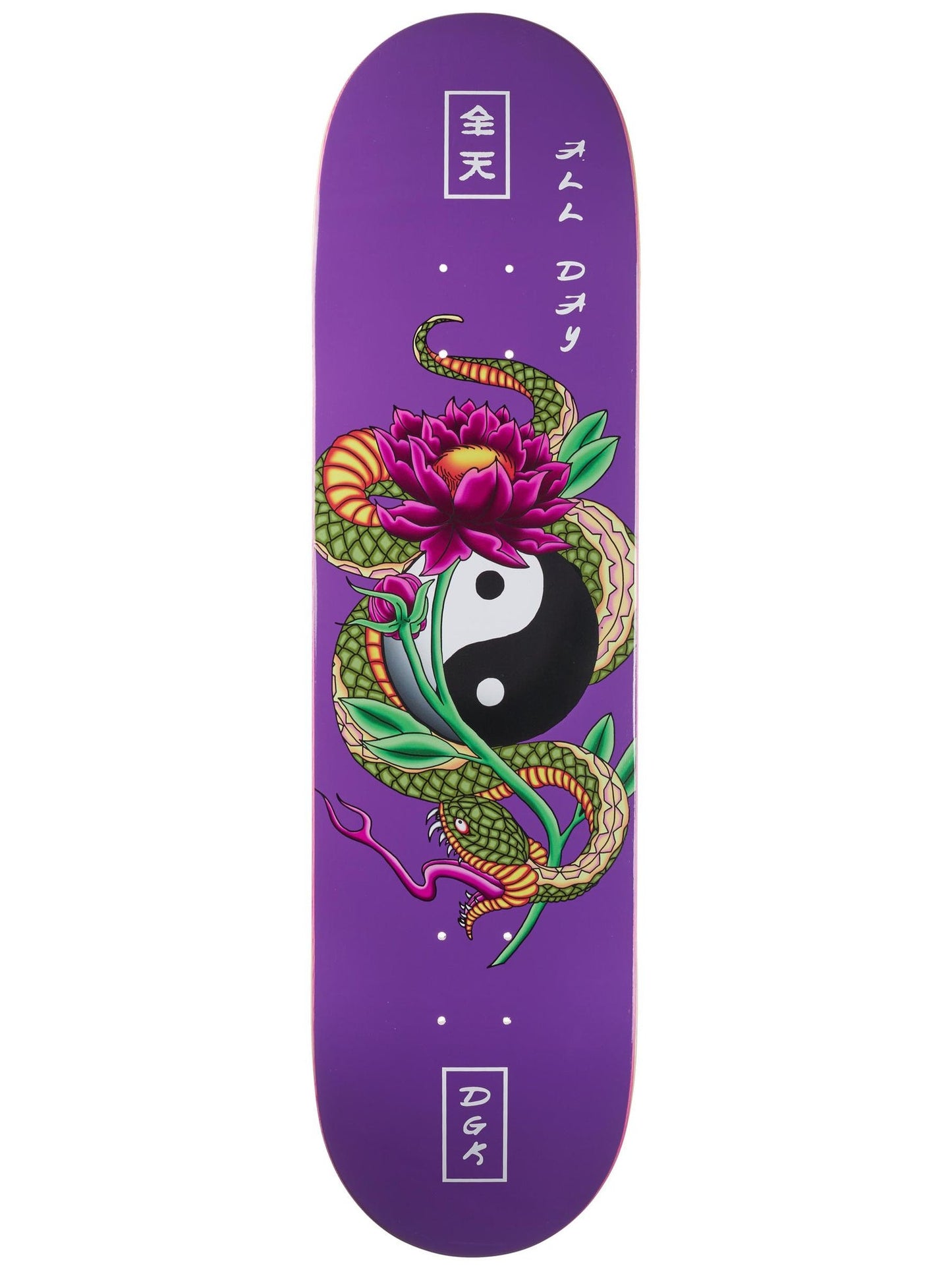 DGK Skateboards Viper Purple Deck 8.1"
