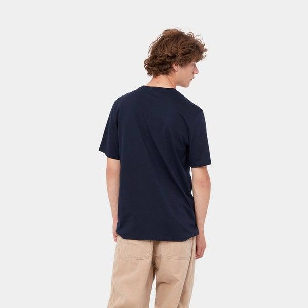 Carhartt WIP S/S Pocket T-Shirt Dark Navy-Black Sheep Skate Shop