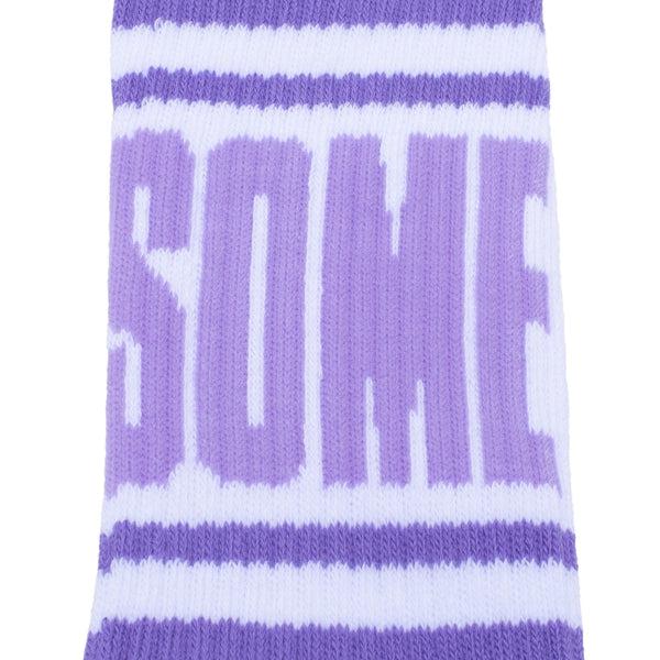 Fucking Awesome Big Stripe Sock Violet - White-Black Sheep Skate Shop