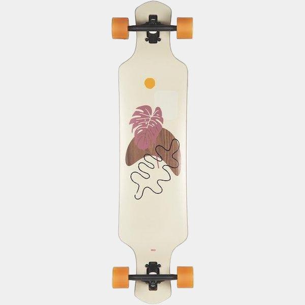 Globe Geminon 40 Rock Complete Long Board 40" Walnut - Monstera-Black Sheep Skate Shop