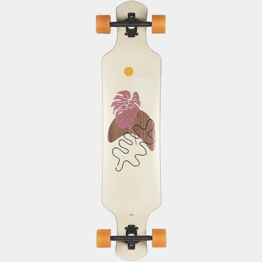 Globe Geminon 40 Rock Complete Long Board 40" Walnut - Monstera-Black Sheep Skate Shop