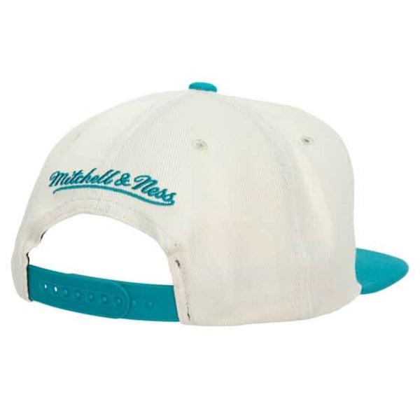 Mitchell & Ness Charlotte Hornets XL HWC Snapback Hat Natural-Black Sheep Skate Shop