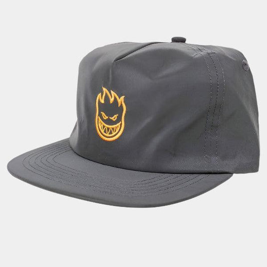 Spitfire Lil Bighead Strapback Hat Reflective Silver - Orange-Black Sheep Skate Shop