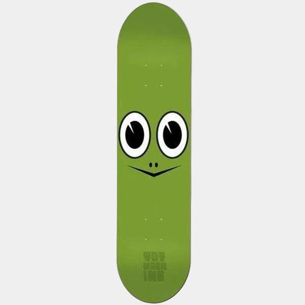 Toy Machine Skateboards Turtle Face Deck 7.75" Green-Black Sheep Skate Shop