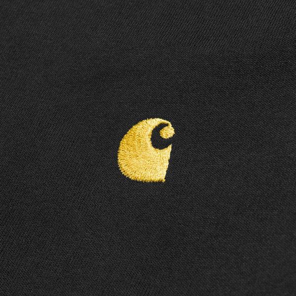 Carhartt WIP Chase Long Sleeve T-Shirt Black - Gold-Black Sheep Skate Shop