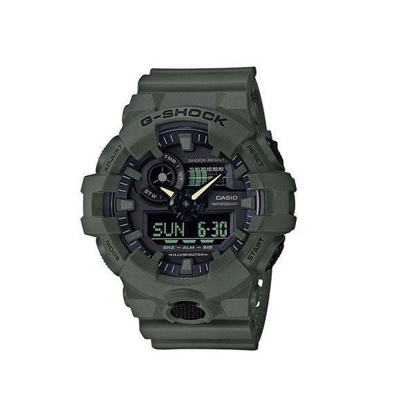 Casio G-Shock Analog-Digital Watch GA700UC-3A Olive Green-Black Sheep Skate Shop