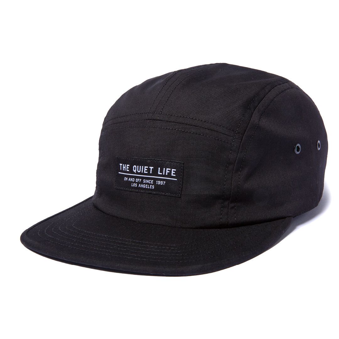 The Quiet Life Foundation 5 Panel Camper Hat Black