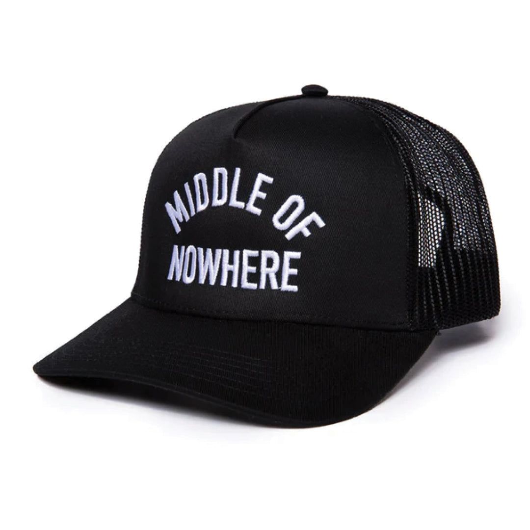 The Quiet Life Middle of Nowhere Trucker Hat Black