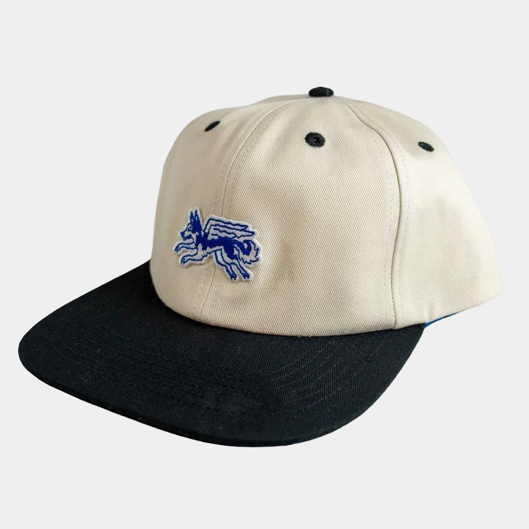 Olympia Supply Co. Juno Patch Snapback Hat Cream - Black