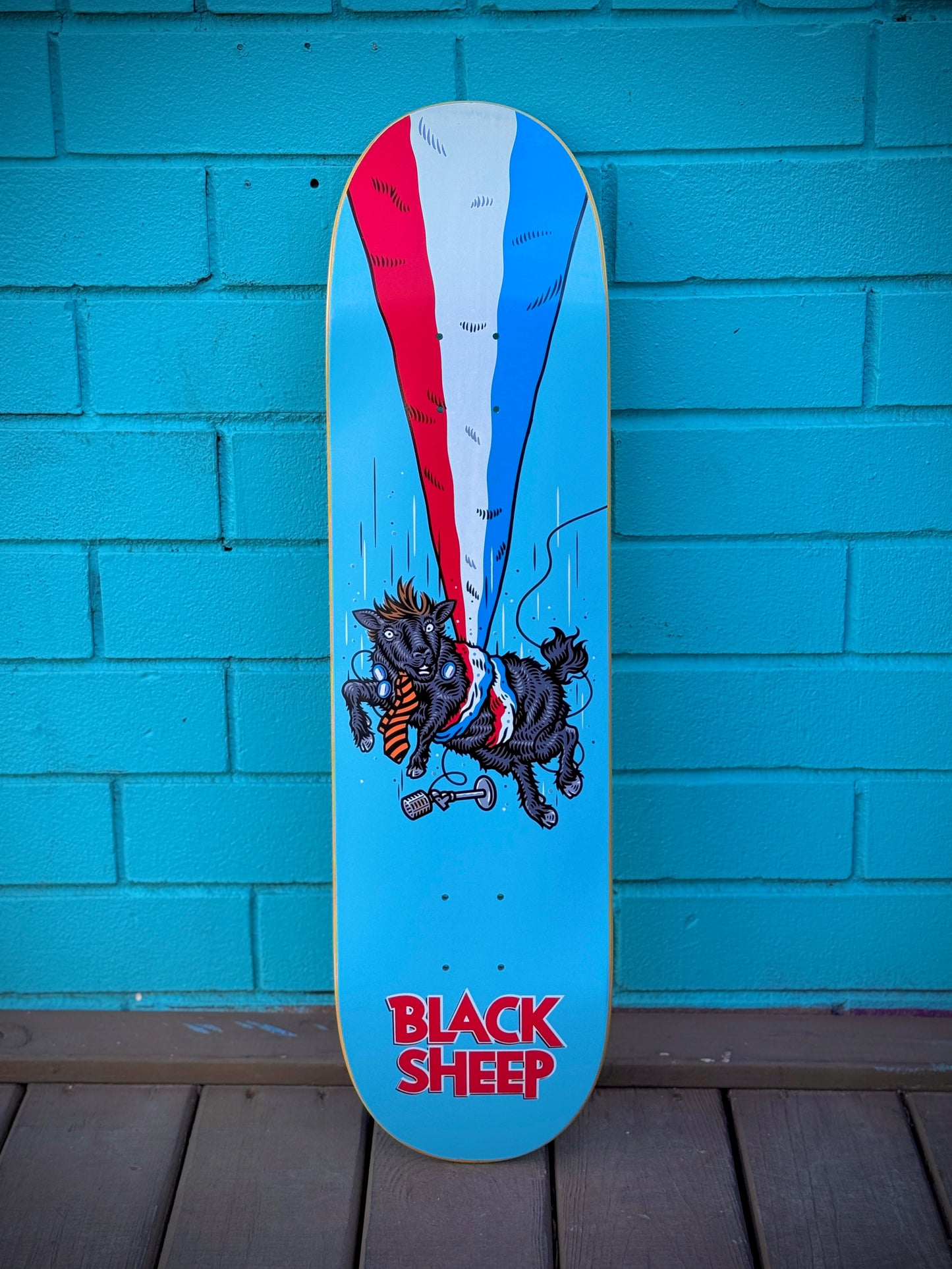 Todd Bratrud x Black Sheep "Farley" Skate Deck