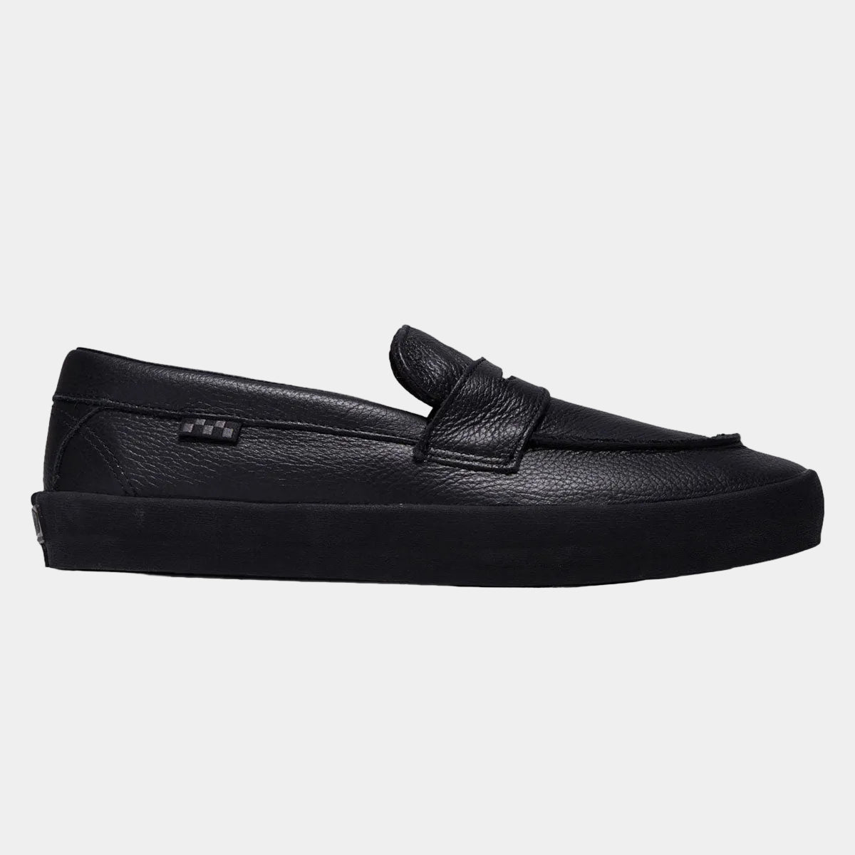 Vans Skate Loafer Shoe Leather Black - Black