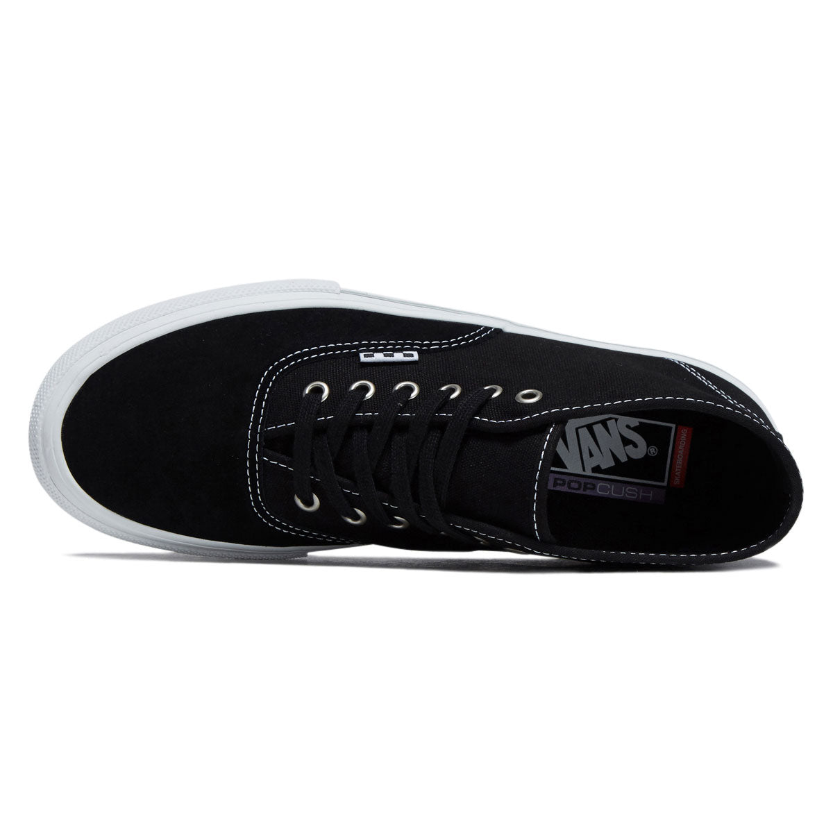 Vans Skate Authentic Mid Black - White