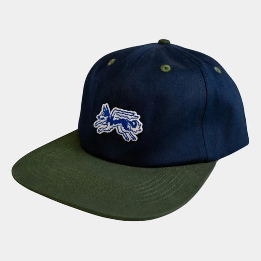 Olympia Supply Co. Juno Patch Snapback Hat Navy - Green