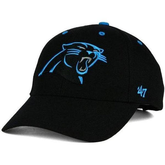 '47 Brand Carolina Panthers '47 MVP Hat Black-Black Sheep Skate Shop