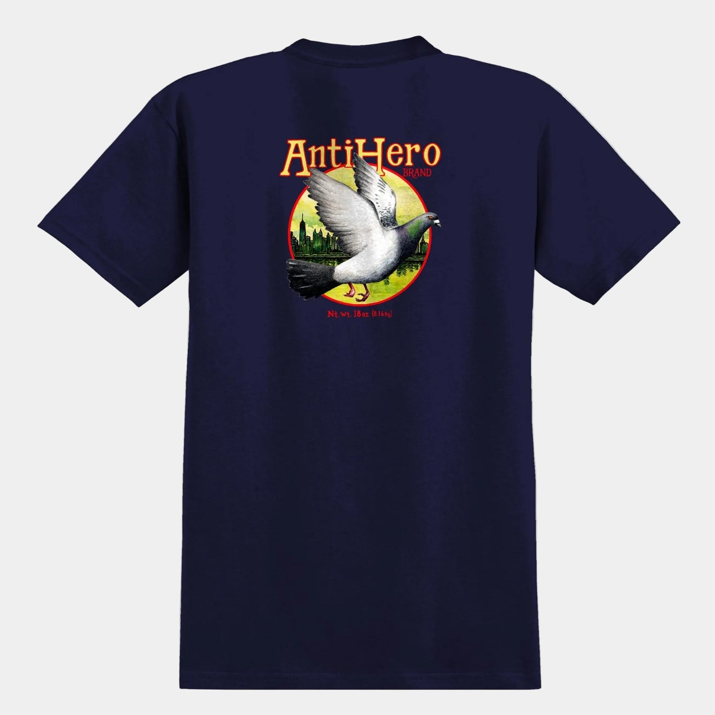 Anti Hero Skateboards Homers T-Shirt Navy