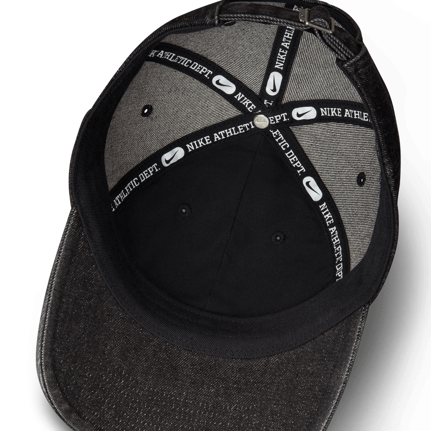 Nike Club Unstructured Denim Cap Black - White