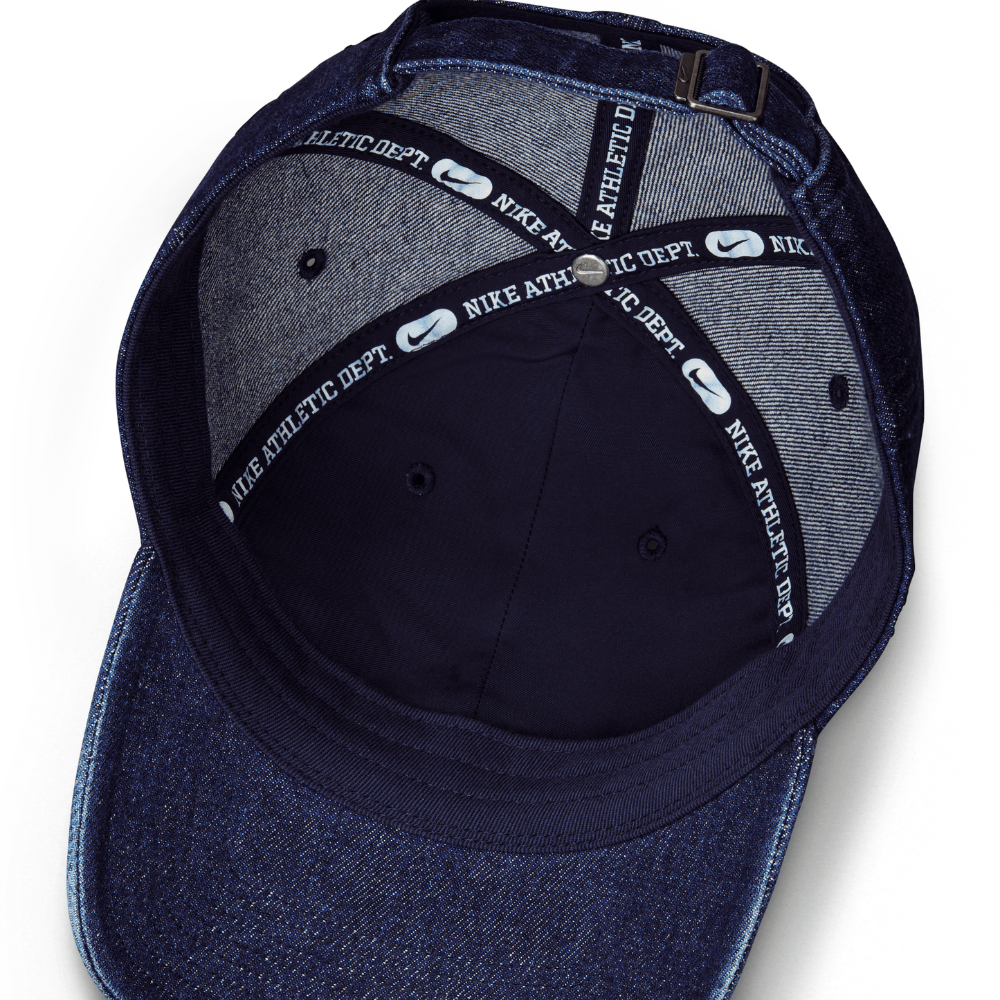 Nike Club Unstructured Denim Cap College Navy - White