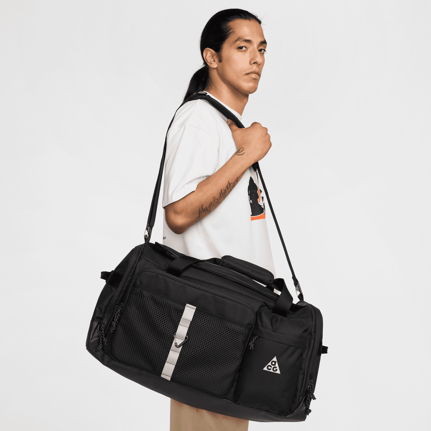 Nike ACG "Daymax" Duffel Bag 60L Black - College Grey