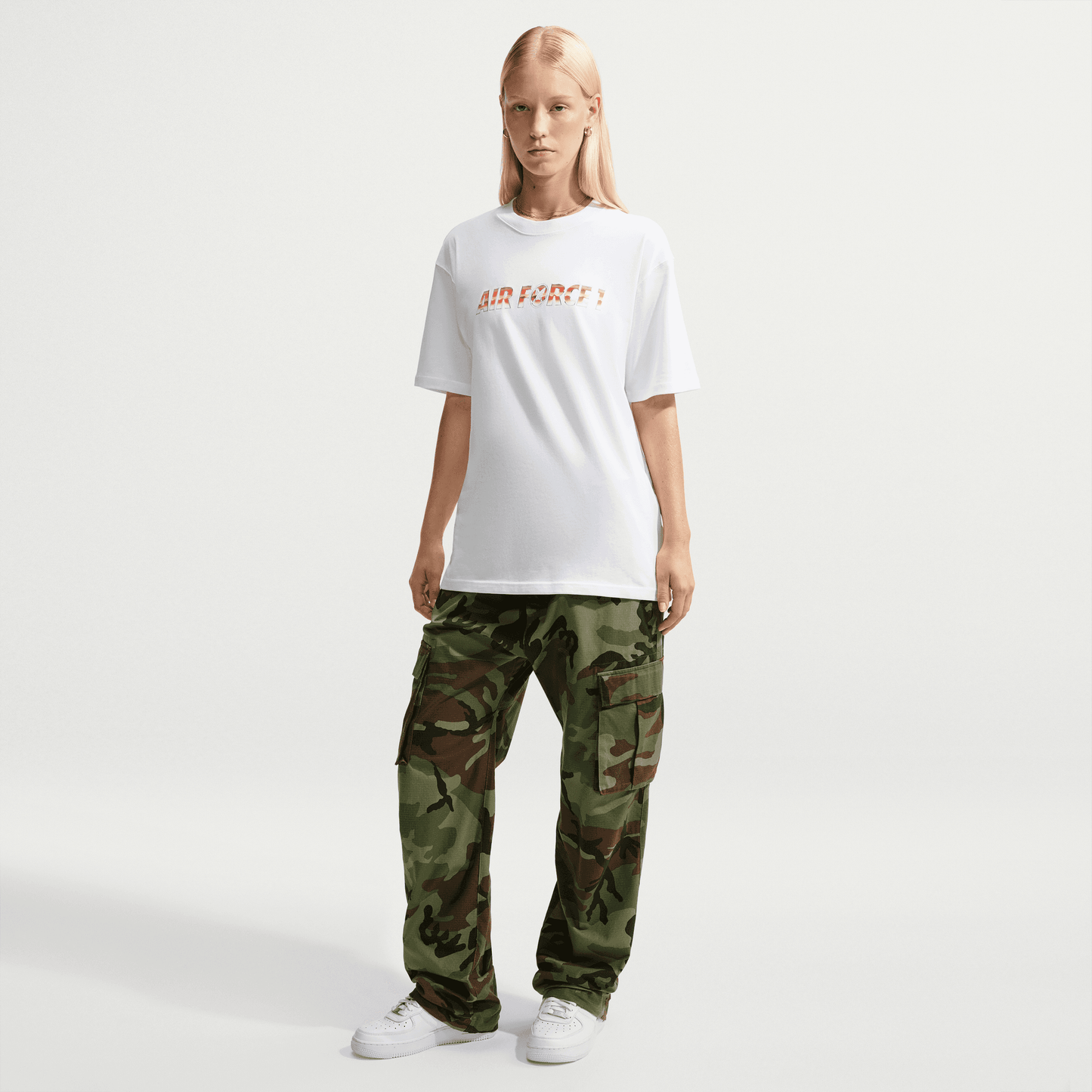Nike SB Yuto Horigome Air Force 1 AF1 Skate T-Shirt White