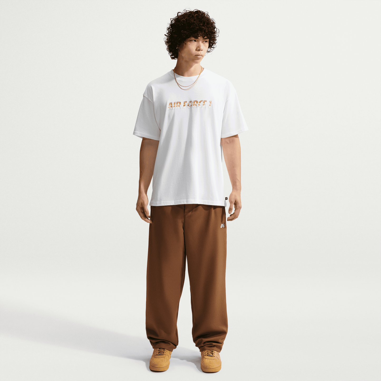Nike SB Yuto Horigome Air Force 1 AF1 Skate T-Shirt White