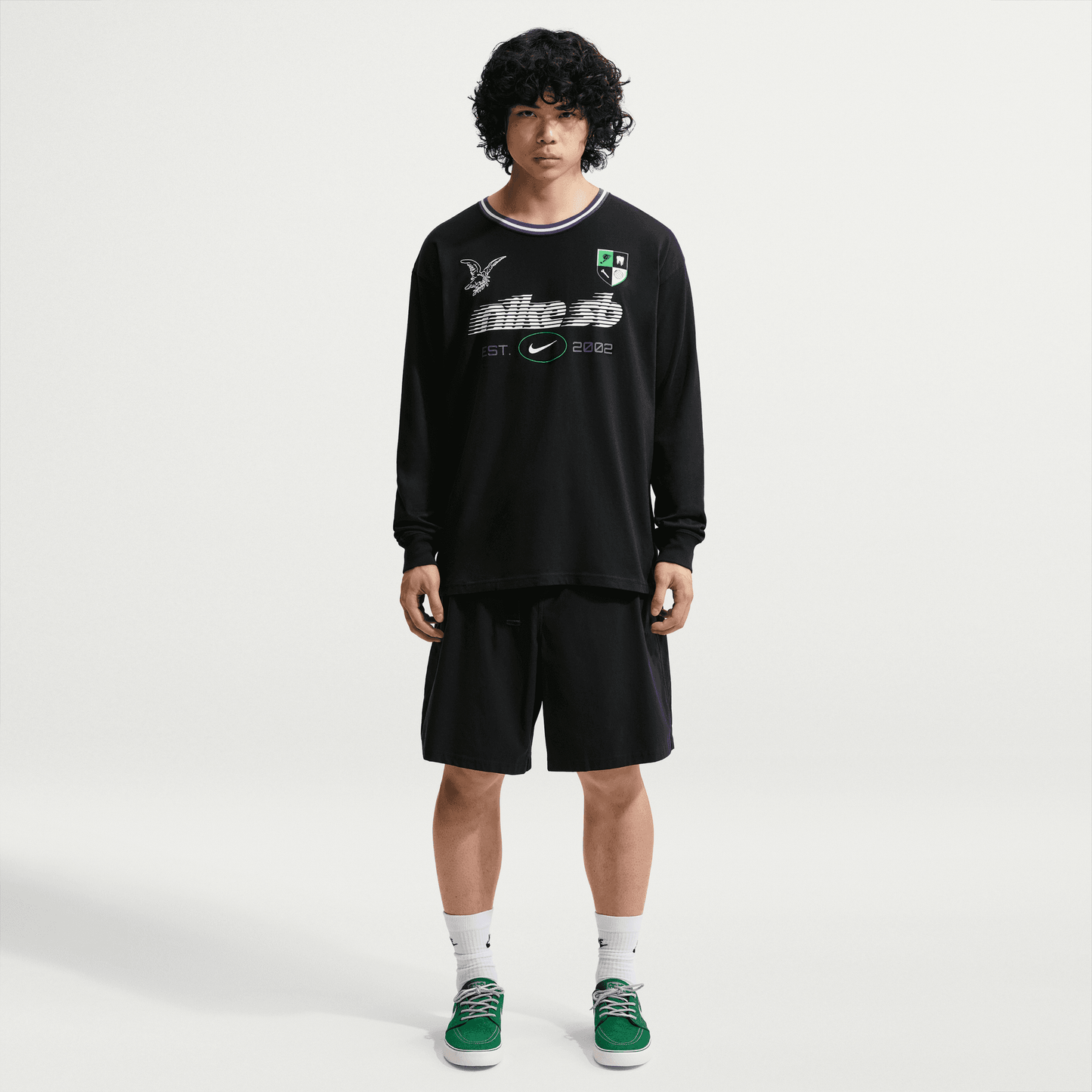 Nike SB Long Sleeve Skate T-Shirt Black