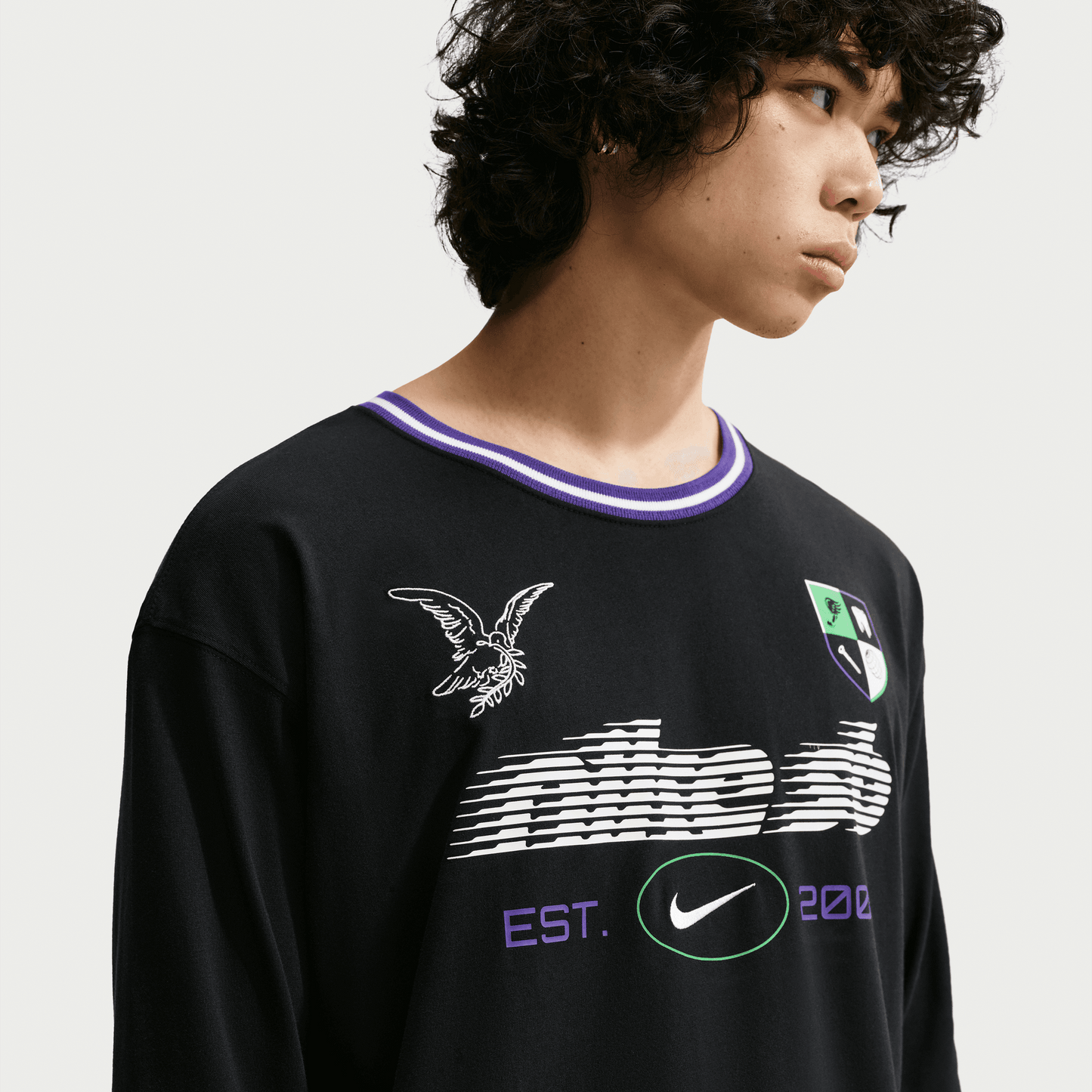 Nike SB Long Sleeve Skate T-Shirt Black